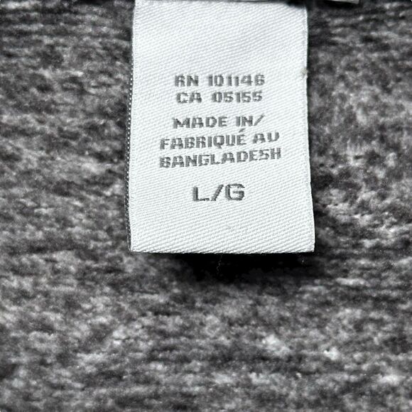 Ford Mustang Jacket Women L Gray Full Zip Fleece Embroidered Logo - Picture 10 of 13